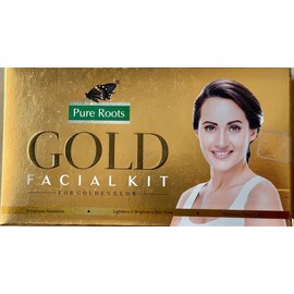 PR Gold Facial Kit Herbal Golden Facial Kit Instant Glass Glow (50g) One time use.