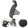 SUNPIE Add White Lights Black Motorcycle Cured Vertical Side Mount