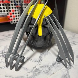 Superhero comic Claws Costume Menswear Superhero Cosplay Stylish 3D print movie replica super hero - Color: Yellow