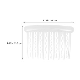 Baluue Hair Styling Combs for Women 10pcs French Side Combs Hair Accessories Nonslip Clip