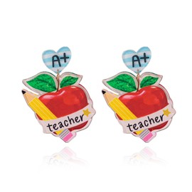 Pencil Teacher Earrings for Women Appreciation Gifts Elegant Educator Jewelry Accessories Durable Classroom Outfit Must Haves