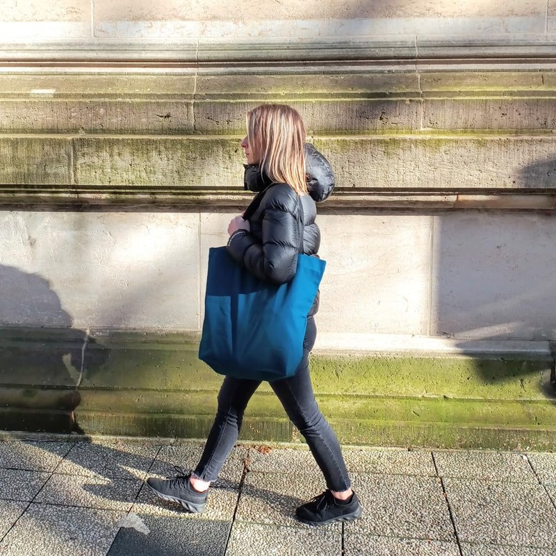 Cottonbagjoe Tote Bag, Spacious, Stylish, with Inner Pocket and Zip,