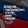 Raquex Headbands and Wristbands. Stretchy Cotton Material Good Fit (Blue