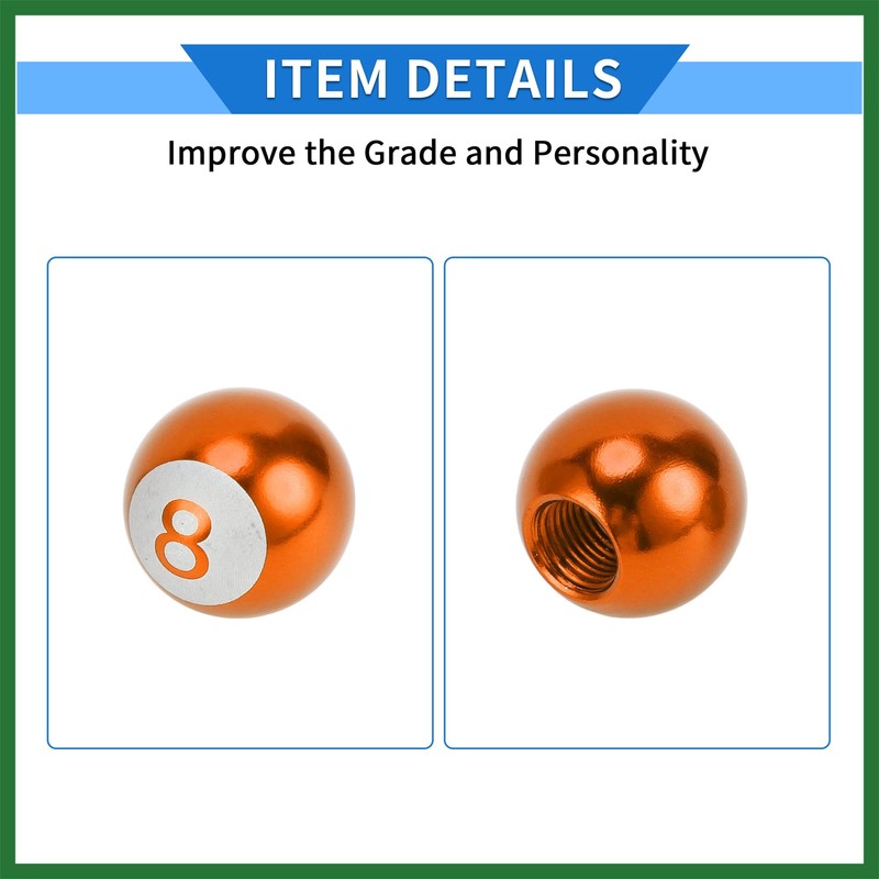 Motoforti 4 Pcs Tire Valve Stem Caps, 17x17.8MM Car Wheel