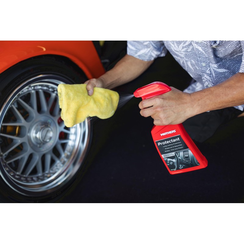 Mothers Protectant, 16 oz. – Long-Lasting UV Protection for Rubber,