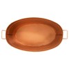 Achla Oval Copper Plated Tubs, Hammered Finish, 30.75" L, Pack