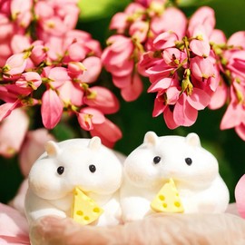 Handmade Taba Squishy Hamster Ultra Soft Squishy Fidget Toys Silicone Squeeze Toy for Stress Relief ( Hamster )