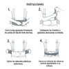 Truper FAJA-MX, Faja con tirantes ajustables, tercer cinturón, talla mediana