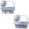 GeorgeX Cepillo Corporal de Silicona, 2 Pcs Cepillo de Baño