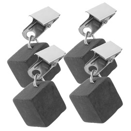 CIYODO 4 pcs Heavy Duty Tablecloth Weights Pendants with Clips for Outdoor Picnic Camping Secure Table Covers Windy Conditions