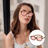 TVSVKWE 2 Pieces Of Retro Rectangular Glasses, Stylish Sunglasses, Women'S