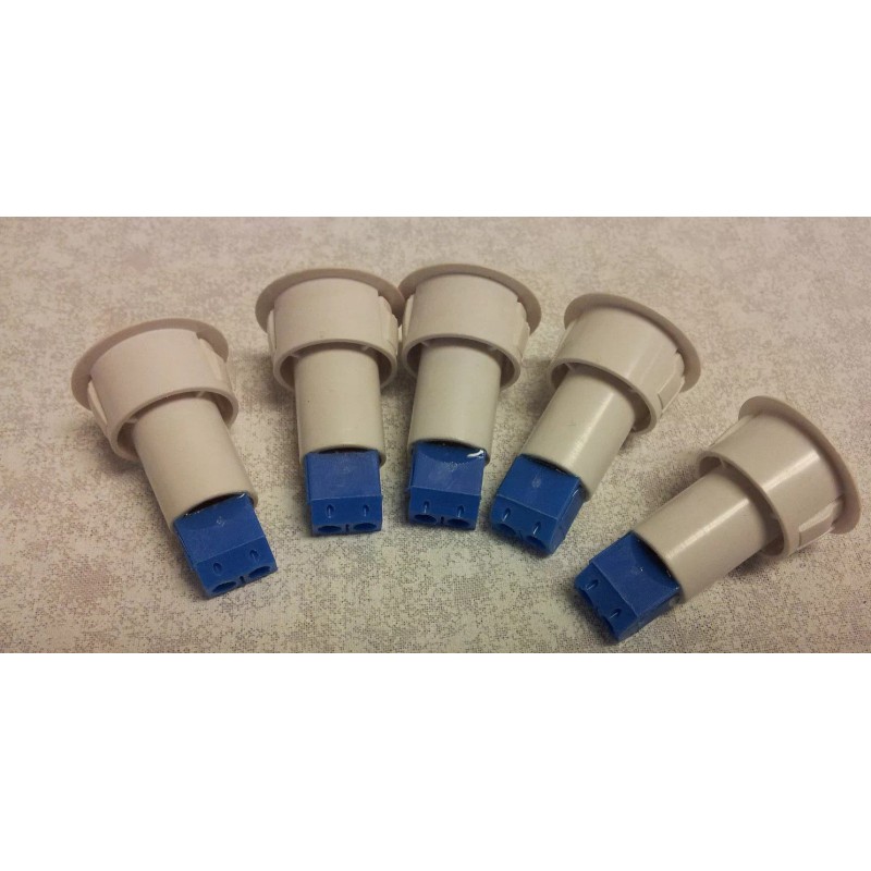 Quick-Switch 10 Terminal Recessed Door Window Burglar Alarm Switch Reed
