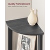 VASAGLE Corner Shelf Stand, 4-Tier Corner Bookshelf, Industrial Ladder Shelf,