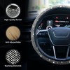 Limsas Bling Rhinestone Steering Wheel Cover with Crystal Diamond for