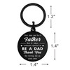 Bonus Dad Stepdad Gifts Keychain - Step Dad Gifts Keychain