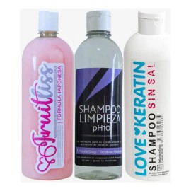 Kit Keratina Japonesa  Preparador  Shampoo Sin Sales 500ml                                                                                            