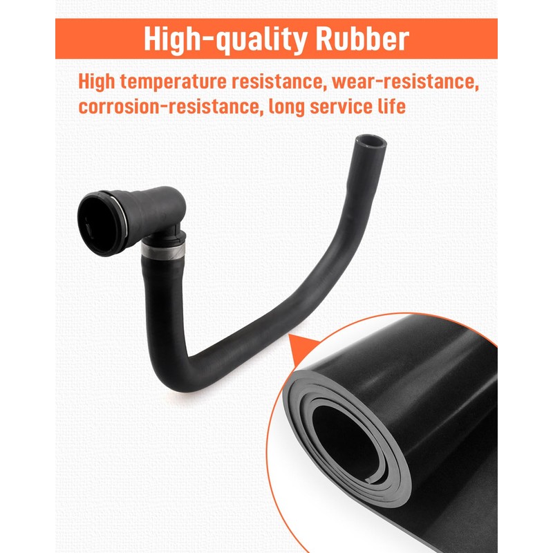 Quaneguzy Engine Coolant Overflow Hose Fit for Ford F150 Lobo