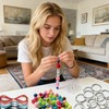 JehaYu 285 Pcs Bead Keychain Making Kit, DIY Beadable Keychains