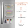 Magnetic Acrylic Board (12x16) for Fridge with Weekly Planner -