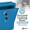 Adir Metal Suggestion Box with Lock and Slot, Wall Mount