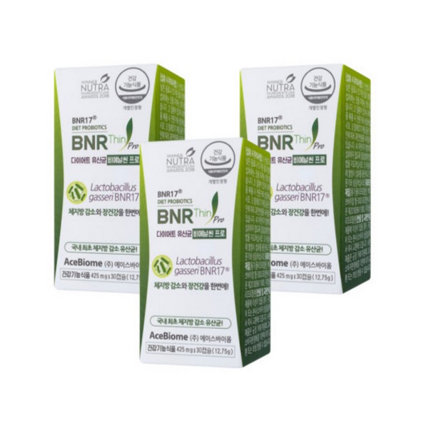 BNR17 Bienthin Pro Diet Lactobacillus 30 capsules (3 packs) / BNR17 비에날씬 프로 다이어트 유산균 30캡슐 3통