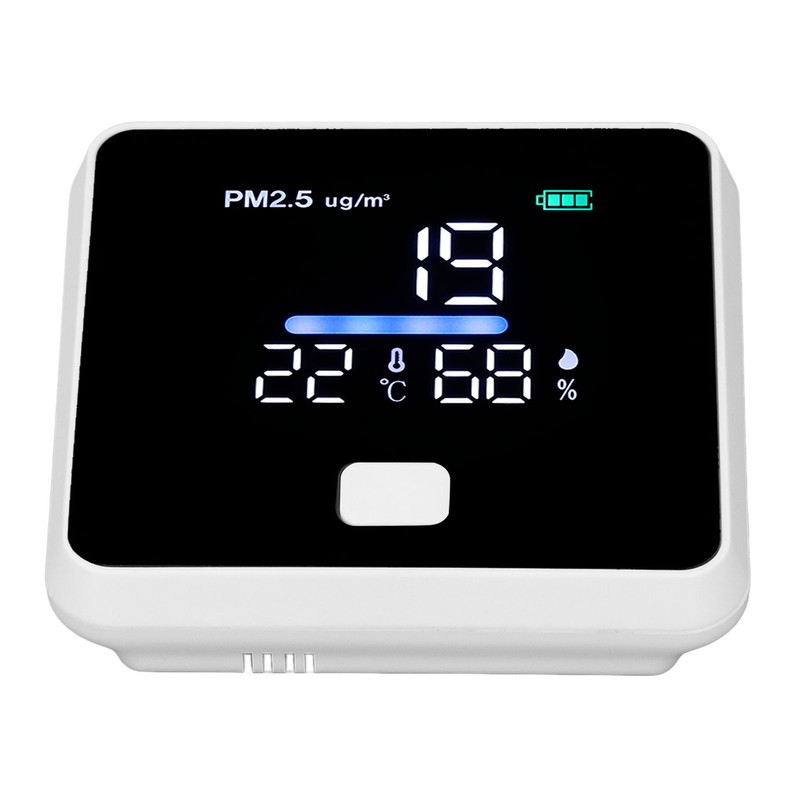 3 in 1 Air Quality Monitor Timely Accurate Measurement Temperature