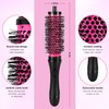 Luntfeiy 6 Pieces/Set 3 Sizes Removable Curl Curler Brush with