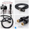 Universal Shower Hose Pipe Head Tap Hoses 1.5m Long Smooth