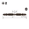 Vessel RBT5P2082-BL REBRATION BIT BL Double-ended +2 x 82mm Set