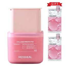 Mediheal [Limited Set] 2nd Generation Mediheal Derma Collagen Filling Pads (Main Product + Refill) / Free Gift of 2 Collagen Mask Packs, 2 Packs, 100 Sheets / [한정세트] 2세대 메디힐 더마 콜라겐 채움 패드 본품+리필 / 콜라겐마스크팩2매 추가 증정, 2개, 100매입