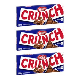 N estle Crunch Chocolate Bar 100g/3.52oz (Pack of 3) Shipped from Canada by Trendnsave