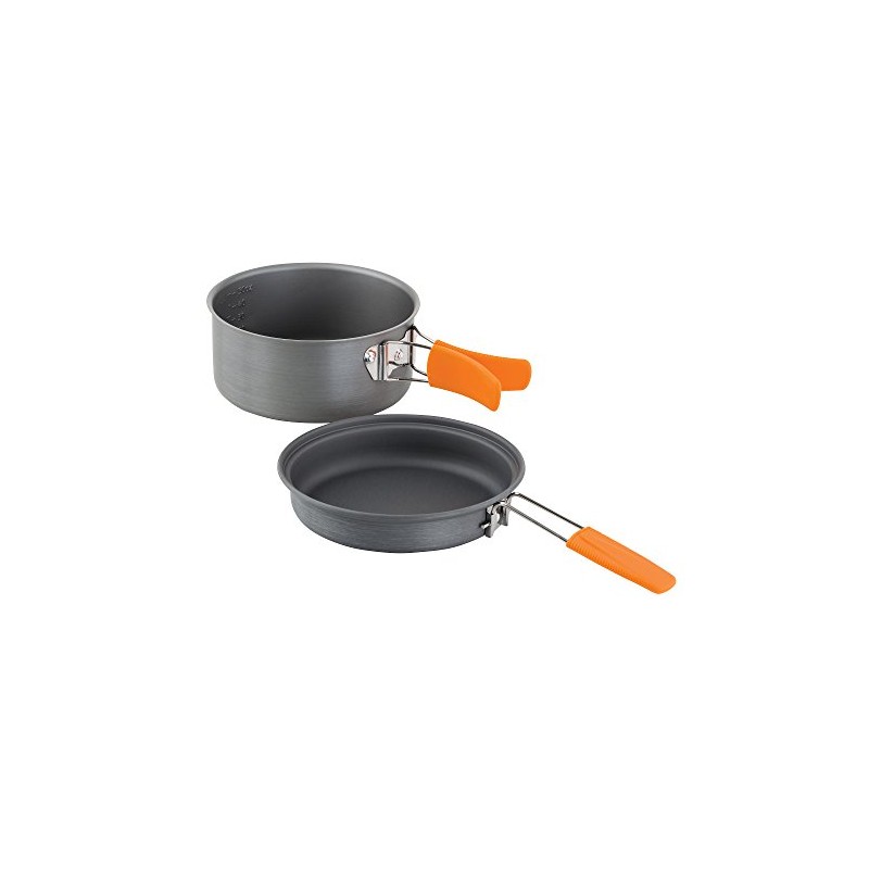 Chub Unisex's NRG 2 Piece Cook Set, Black/Orange, One Size