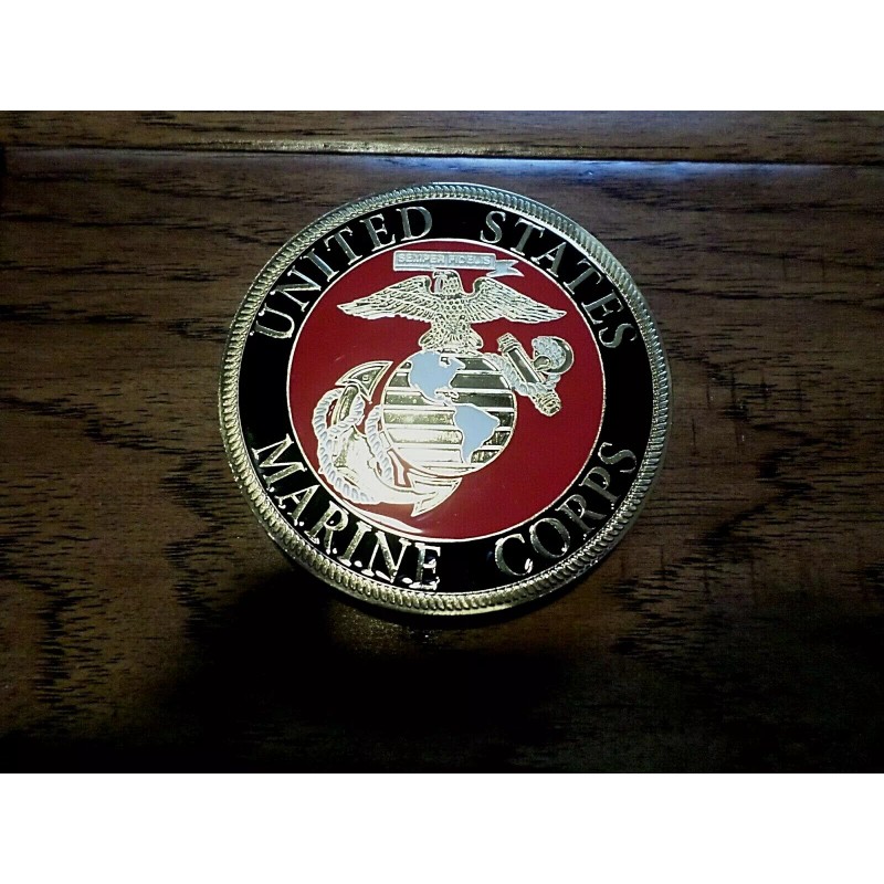 U.S MARINE CORPS EGA USMC AUTOMOBILE GRILL EMBLEM AUTO HOME