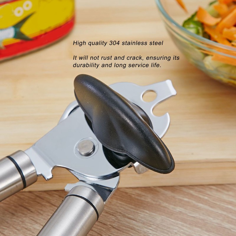 Multifunctional Can Opener Stainless Steel Manual Tin Jar Beer Bottle