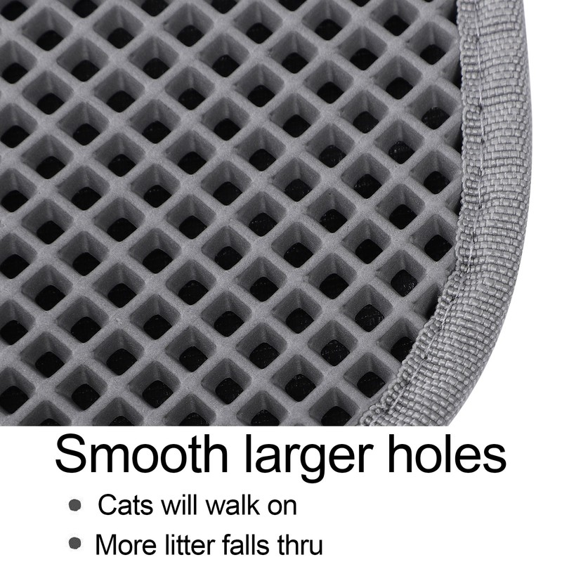 EVA Double Layer Cat Litter Trapping Mat AntiSlip Soft Litter