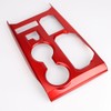 LEXLEY Red Style Gear Shift Frame Console Panel Trims Cover