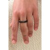 Lebensquelle Plus Mini Ball Ring, 4 mm, High-Quality Gemstone Ring,