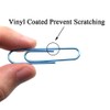 HAHIYO Paper Clips Large 2 inches (50mm) Length Blue Paperclips