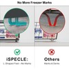 iSPECLE Freezer Organizer Bins for 10 to 20 Cu.Ft, 2
