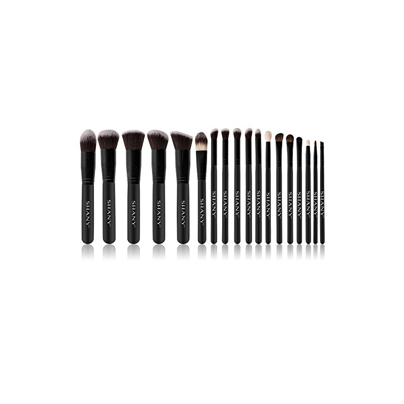 SHANY Artisans Easel 18 Piece Elite Cosmetics Brush Collection, Black