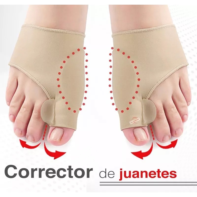 J.H. Company Corrector Ortopedico Juanete Separador Dedo Silicon Jx-01