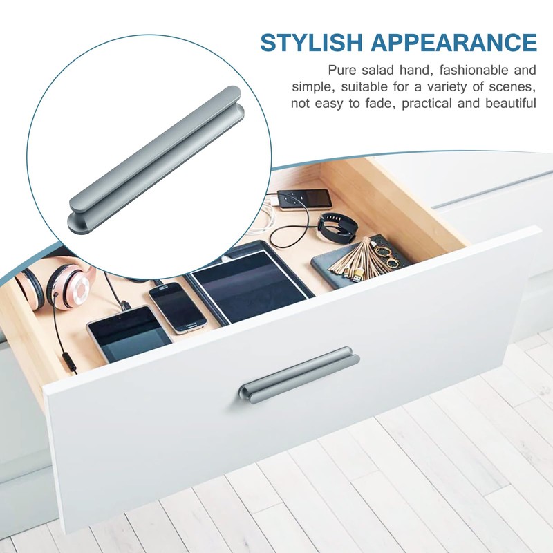 Mynoozi 10 Pack 120mm Long (96mm Hole Centre) Kitchen Cabinet