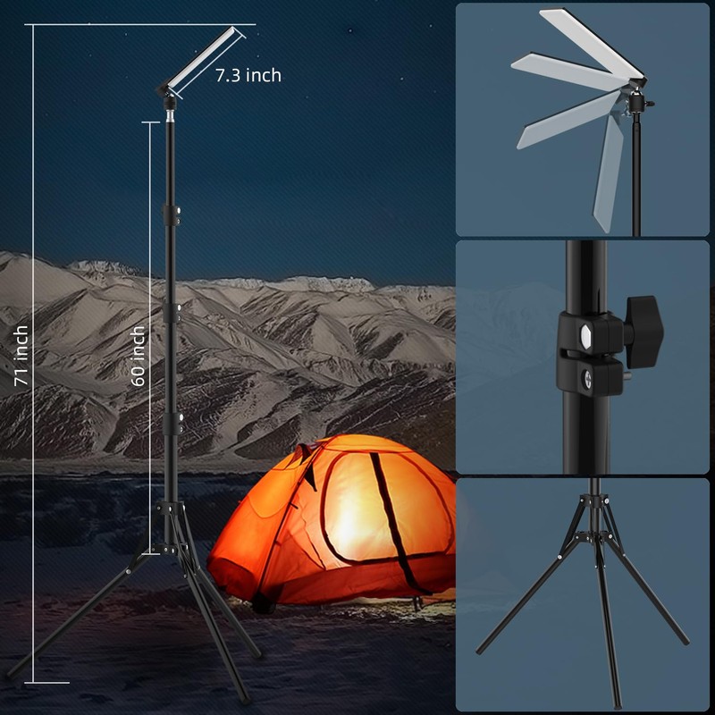 Camping Light,1680 Lumen Portable Light, LED Barbecue Lamp, Work Lights