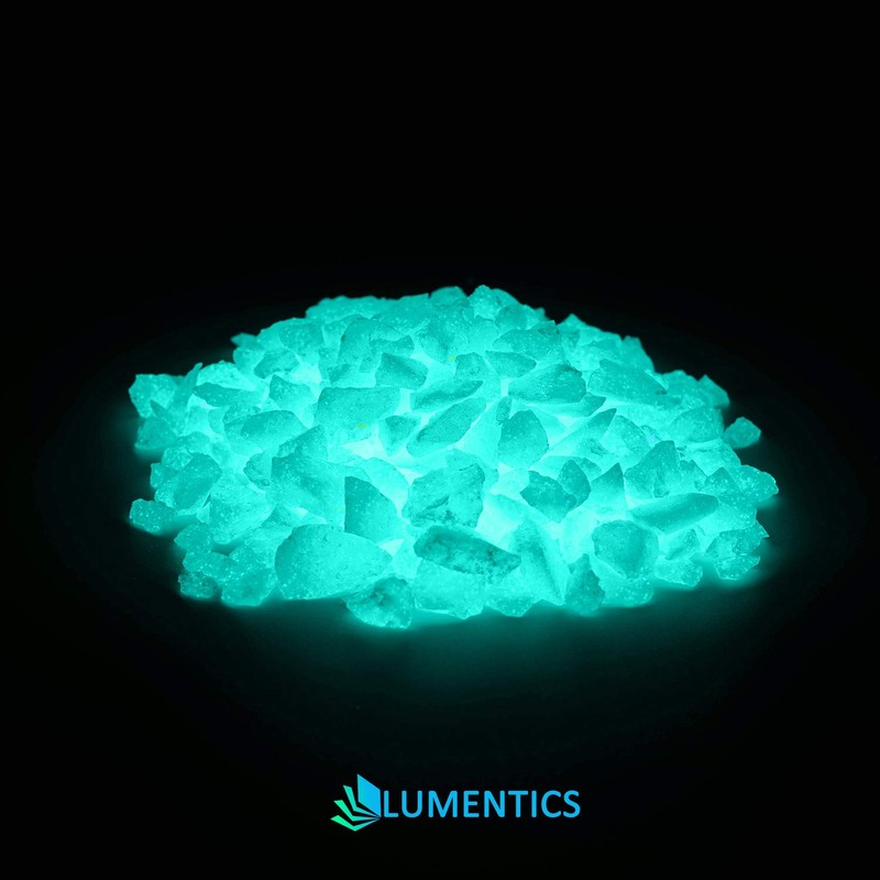 lumentics Afterglow Stones Green Blue 4 mm – Glow in