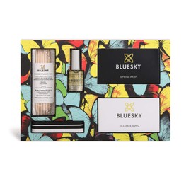 Bluesky Gel Nail Polish Remove & Revive Kit, Acetone Nail Polish Remover Set for UV LED Gel Nails, 20 Wraps, 20 Wipes, 10 Wooden Nail Cuticle Stick, 5 ml, Nail File & Nail Buffer, 150 g