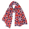 Lina & Lily Women's Scarf with Flags, Great Britain Union