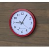 Bjerg Instruments Modern 12" Steel Enclosure Silent Wall Clock with