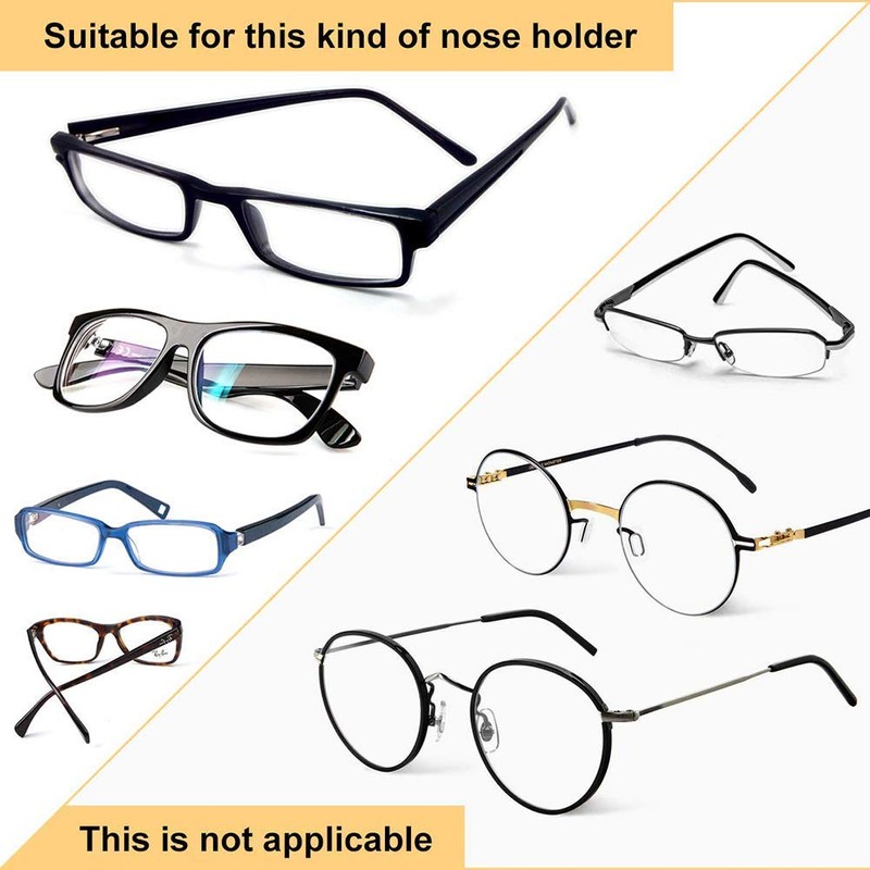 Eyeglass Nose Pads, Anti Slip Adhesive Thin Nose Pads for