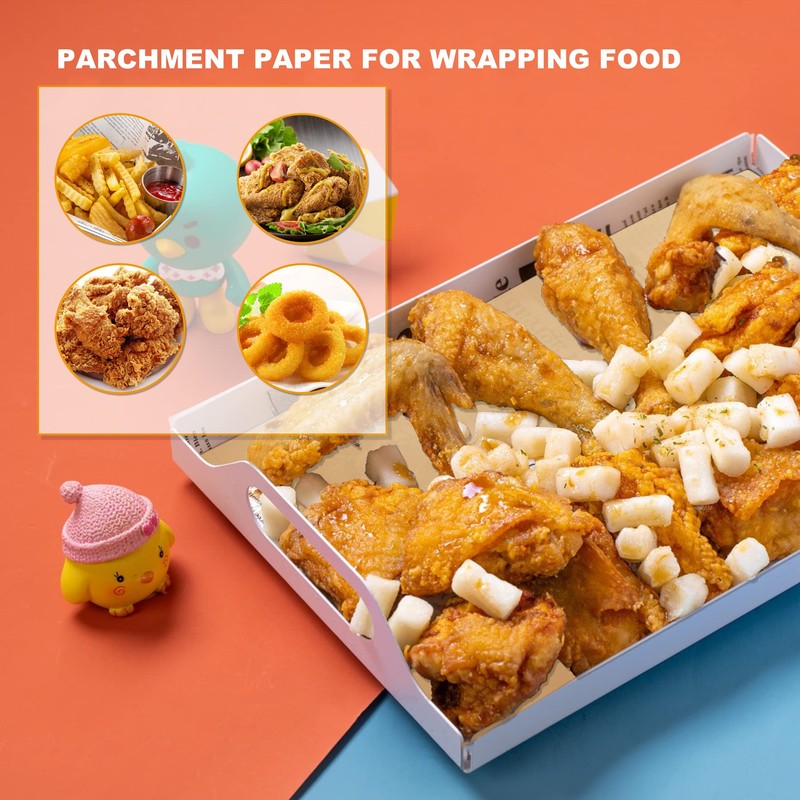 200 Pcs Parchment Paper Sheets 9 x 13 Inches, Precut