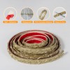 Zefuriam 0.8" x16.4FT Champagne Gold Crown Molding Trim - Peel